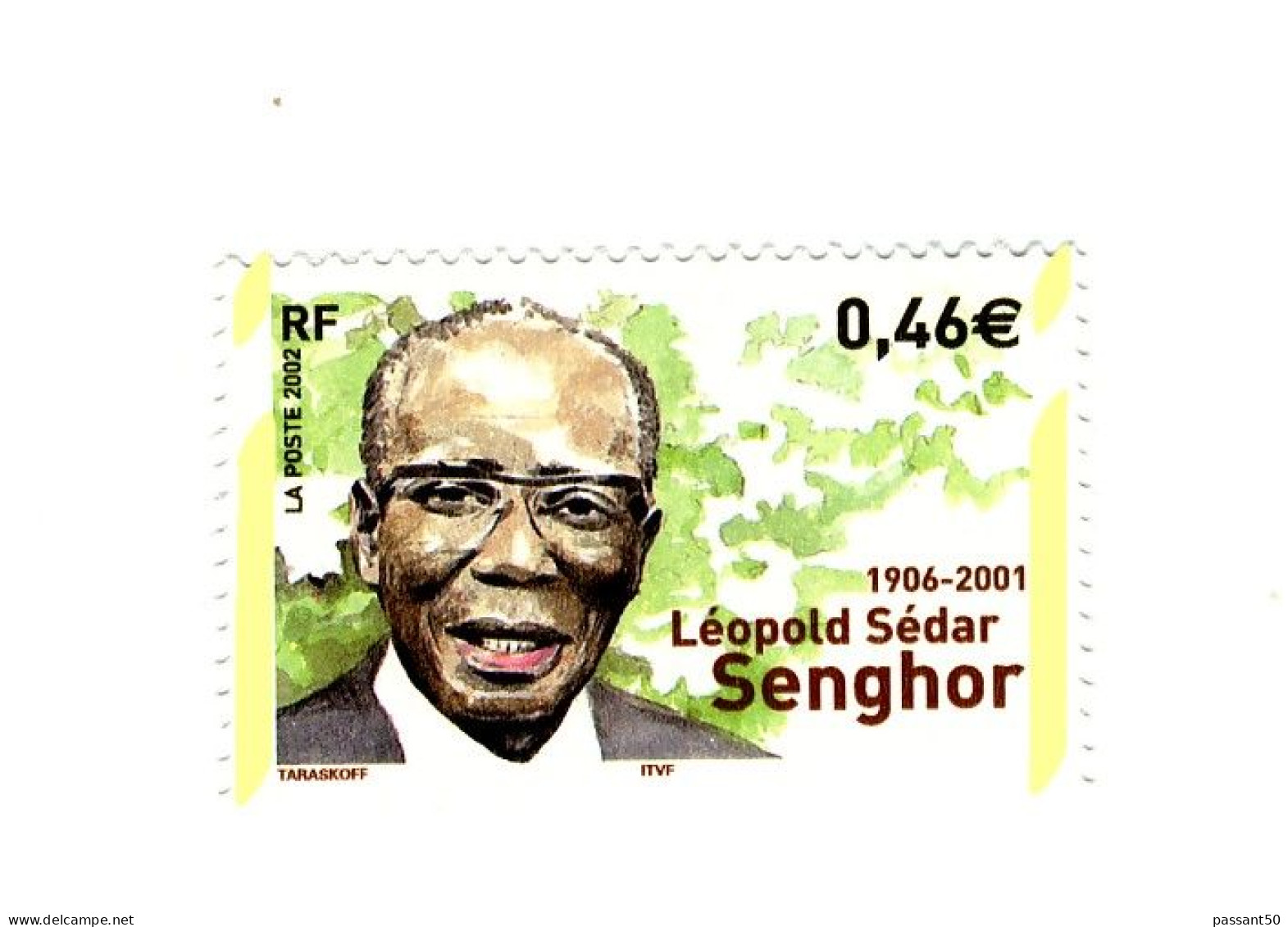 Senghor YT 3537a Avec Phospho à Cheval. Rare, Voir Le Scan. Cote YT : 15 €. - Unused Stamps