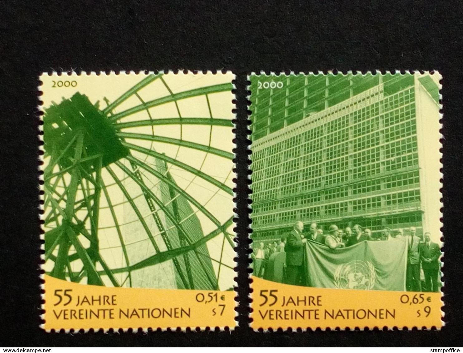 UNO WIEN MI-NR. 309-310 POSTFRISCH(MINT) 55 JAHRE VEREINTE NATIONEN 2001 - Neufs