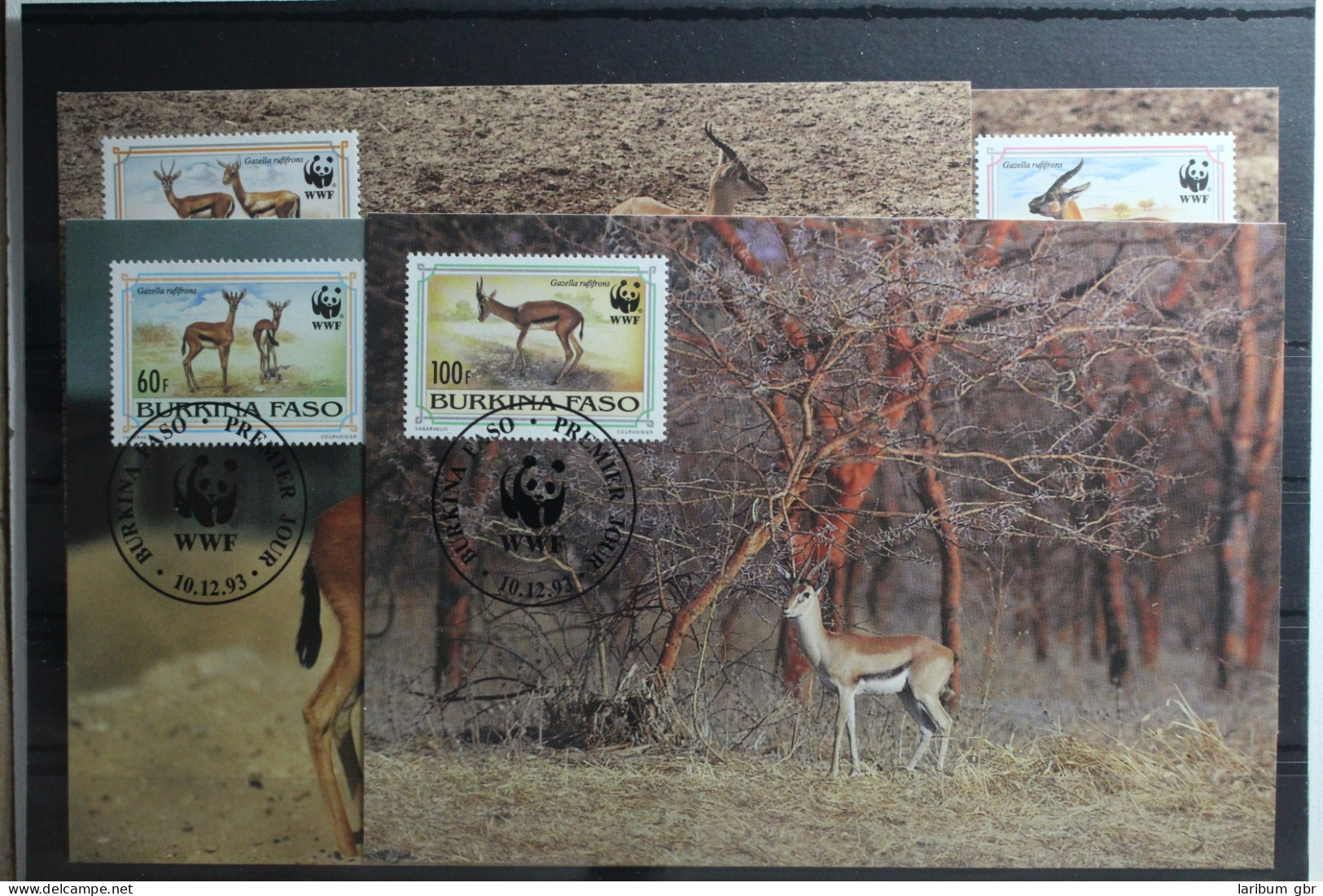 Burkina Faso 1298-1301 Gestempelt Als FDC #TU489 - Andere & Zonder Classificatie