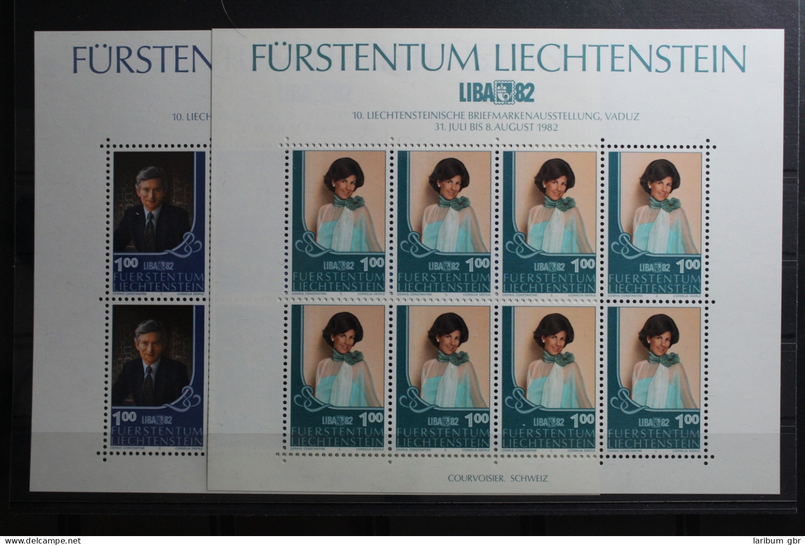 Liechtenstein 797-798 Postfrisch Als Kleinbogensatz #TU542 - Other & Unclassified