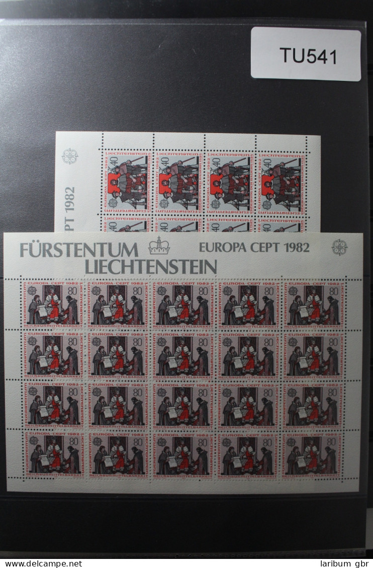 Liechtenstein 791-792 Postfrisch Als Kleinbogensatz #TU541 - Other & Unclassified