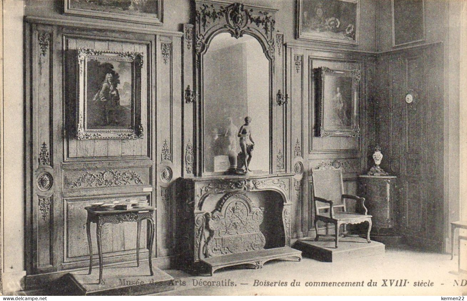 CPA 75 PARIS MUSEE DES ARTS DECORATIFS BOISERIES DU COMMENCEMENT DU XVIIIe SIECLE - Musea