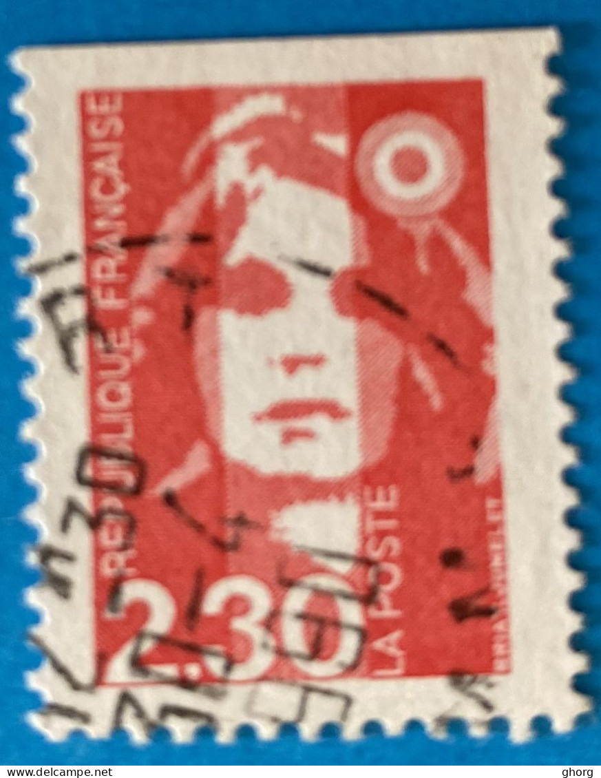 France 1990  : Type Marianne Du Bicentenaire Provenant De Carnets N° 2629 Oblitéré - Used Stamps
