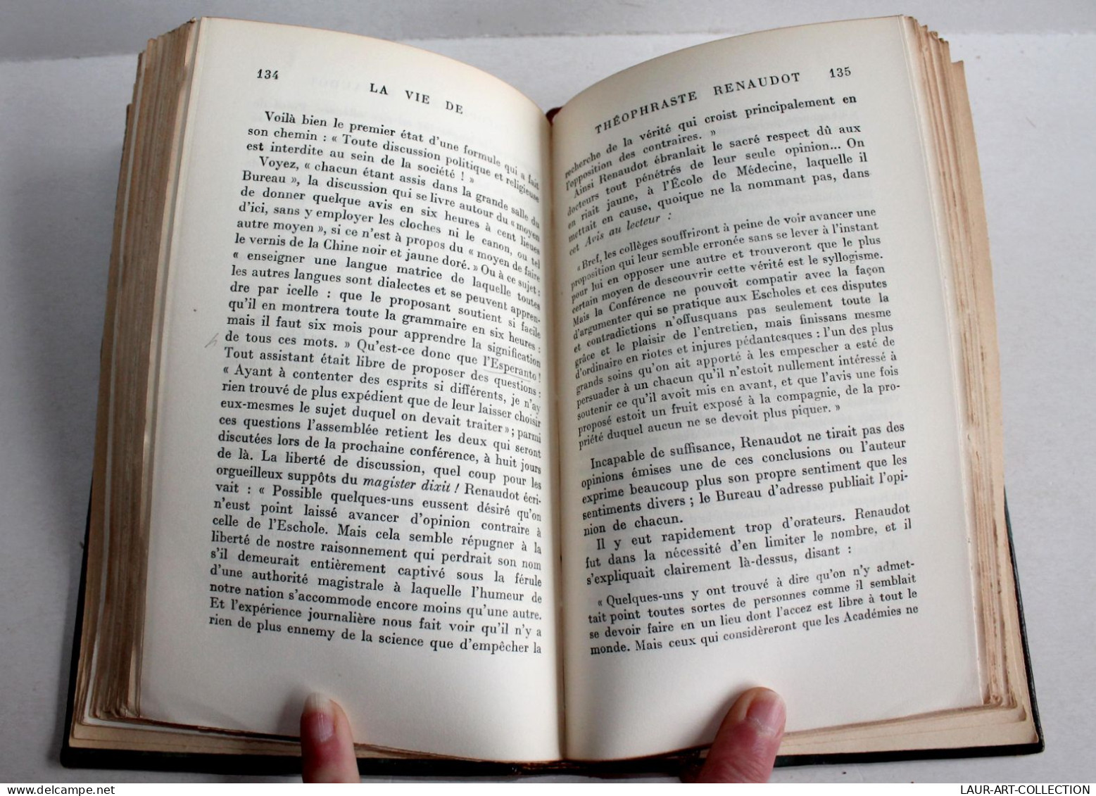 LA VIE DE THEOPHRASTE RENAUDOT 1929 EO / PAPIER VELIN PUR FIL, NUMEROTE 83 / 370 / ANCIEN LIVRE XXe SIECLE (2603.29) - 1901-1940