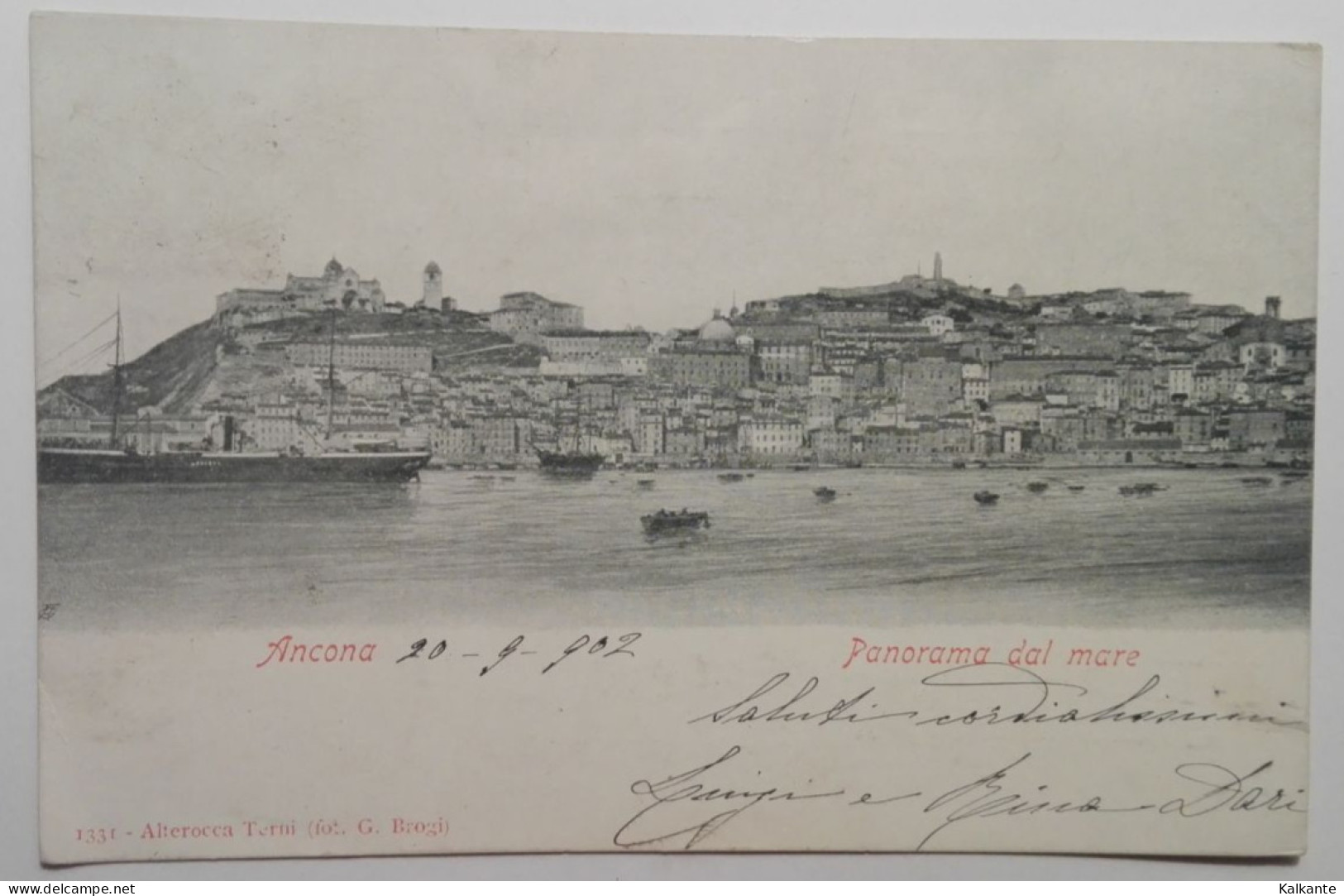 ANCONA - 1902 - Panorama Dal Mare - Ancona
