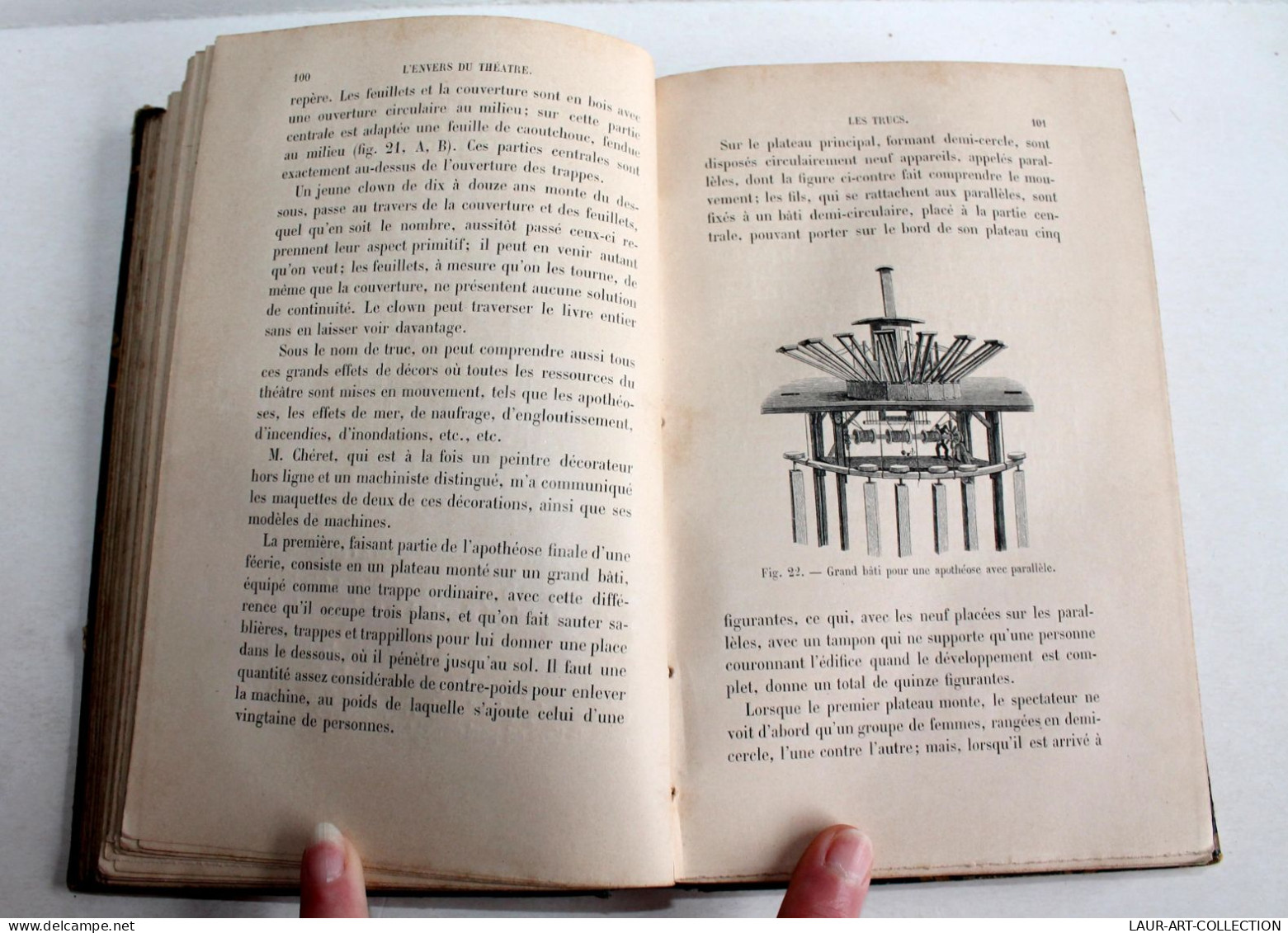 L'ENVERS DU THEATRE MACHINES ET DECORATIONS Par MOYNET 3e EDITION, ILLUSTRÉ 1888 / ANCIEN LIVRE XIXe SIECLE (2603.30) - 1801-1900