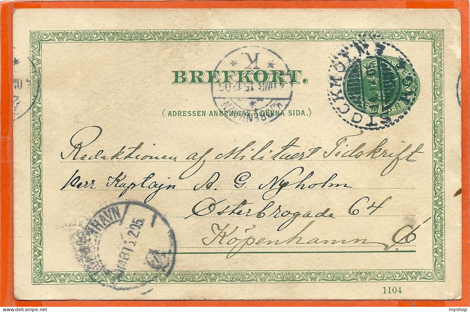 DK125_*   POSTAL STATIONARY * SENT From REDAKTIONEN  Af MILITAER TIDSKRIFT * SEE SCANS - Postal Stationery