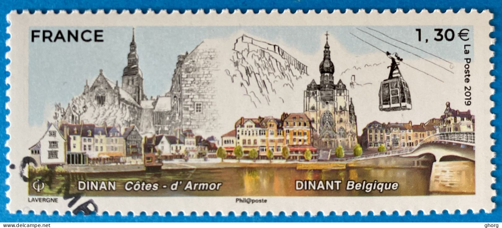 France 2019 : Jumelage Entre Dinan Et Dinant N° 5300 Oblitéré - Used Stamps