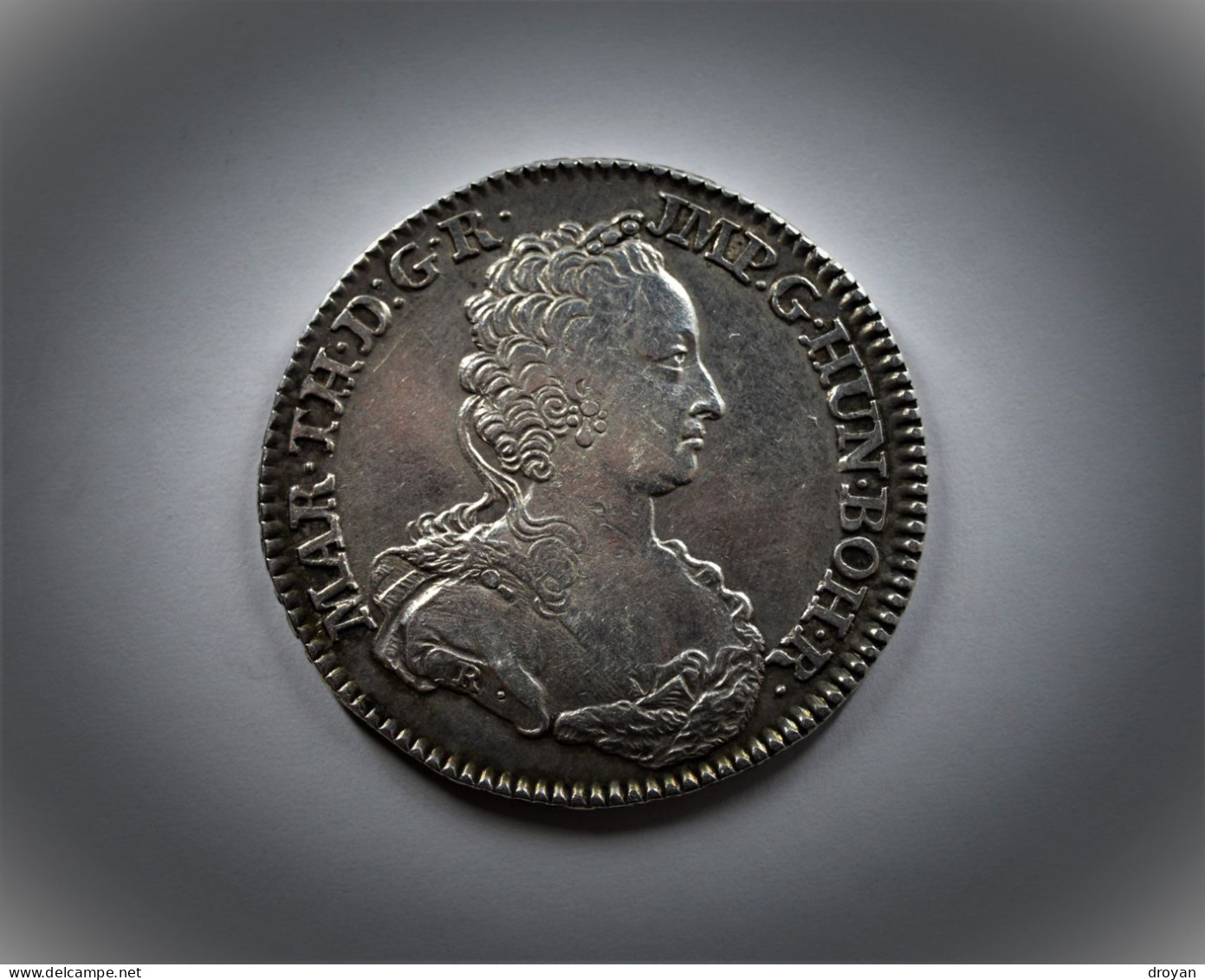 Rare Demi Ducaton 1752 Marie-Thérèse - Pays Bas Autrichiens - 1714-1794 Pays-Bas Autrichiens  