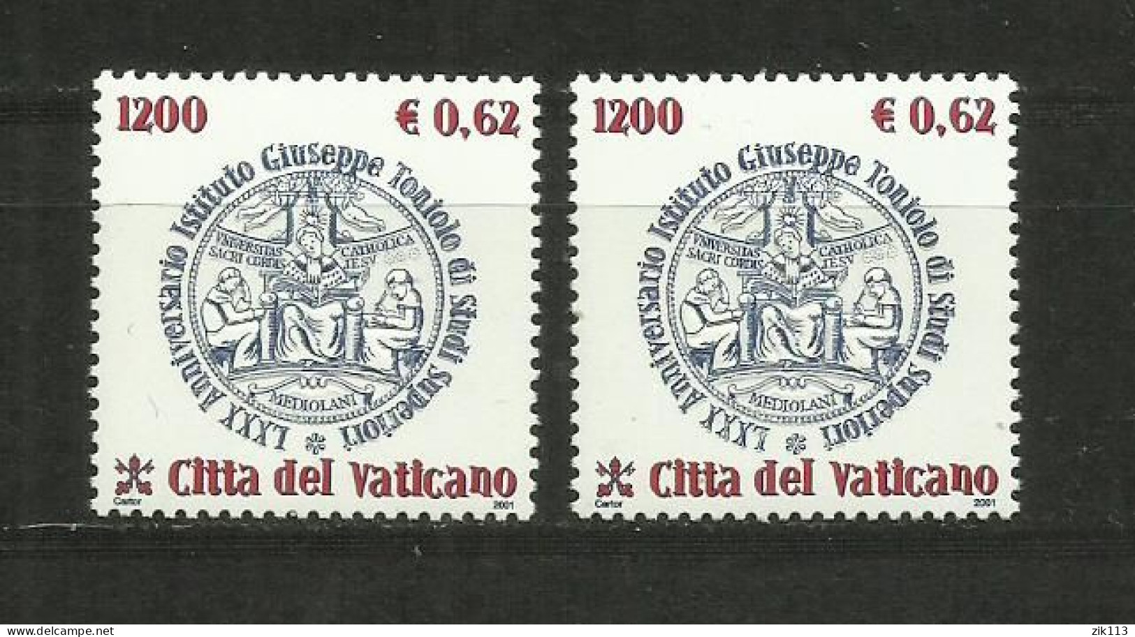 VATICAN  2001 MNH - Neufs