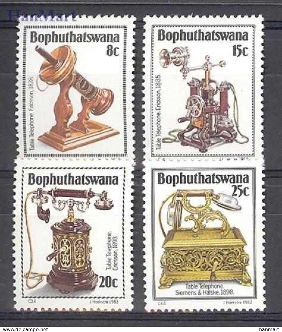 Bophuthatswana 1982 Mi 92-95 MNH  (ZS6 BOP92-95) - Télécom