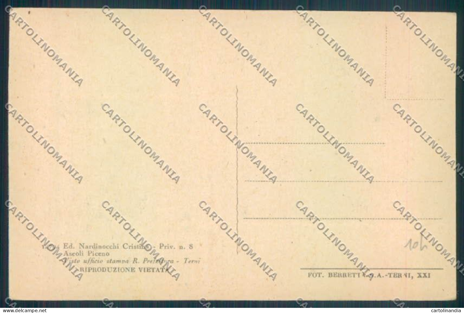 Ascoli Piceno Città Poste Cartolina ZT6085 - Ascoli Piceno