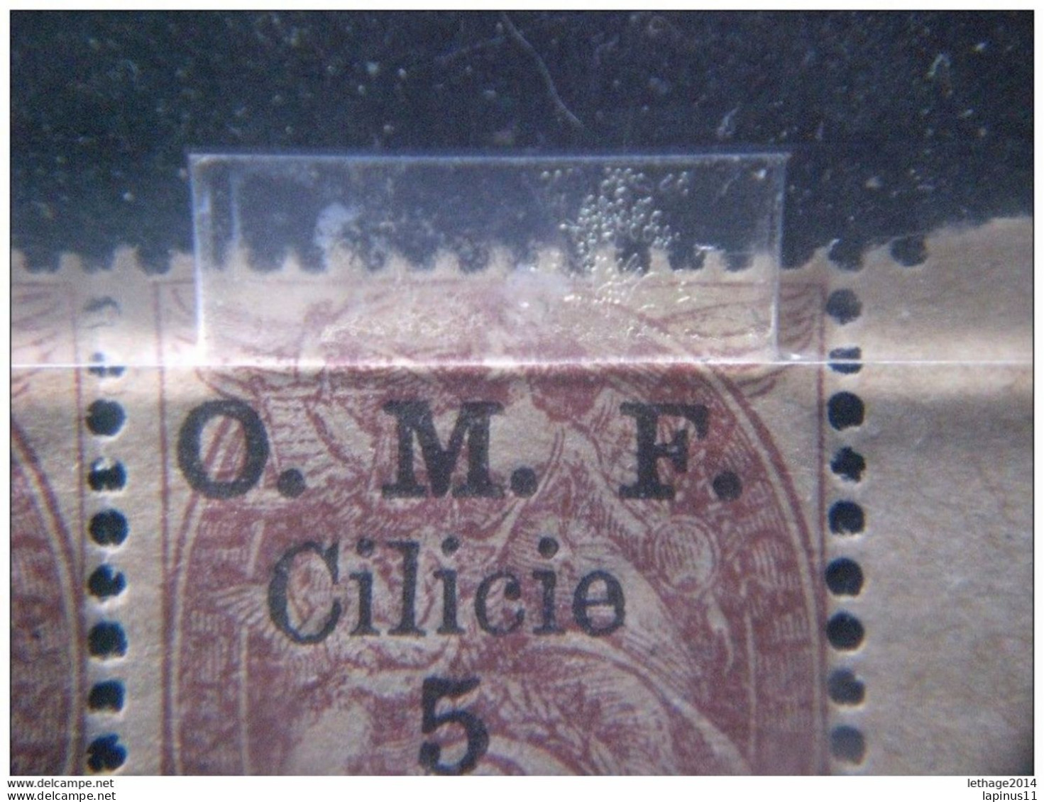 Ottoman Cilicia Rare Stamps O.M.F MNH 12 Stamps 2 Centimes Over Print 5 Paras ERROR!! $$$$ Mnh - Ungebraucht