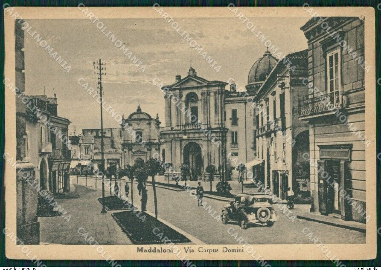 Caserta Maddaloni Auto PIEGHINA FG Cartolina ZK5081 - Caserta