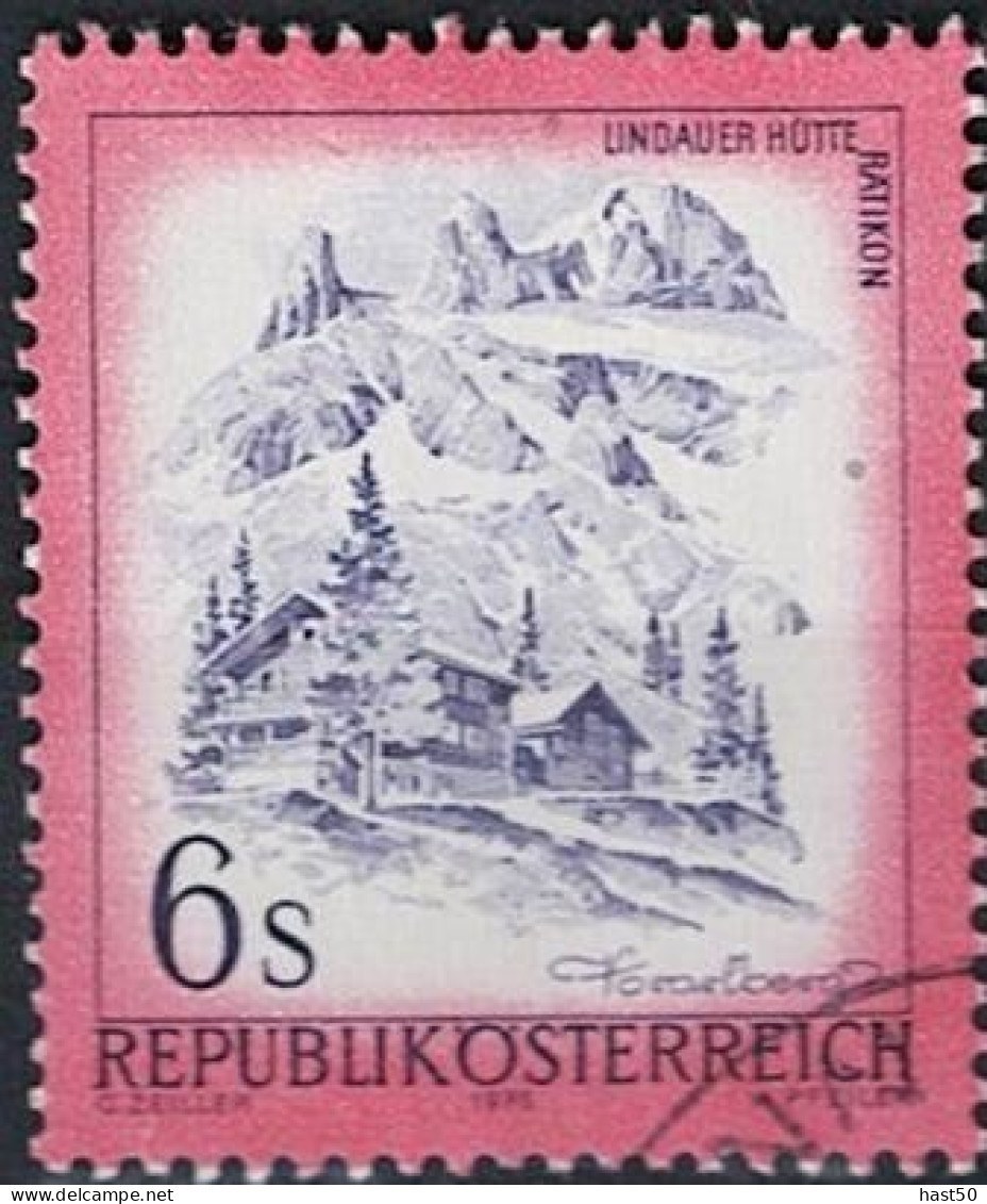 Österreich Autriche Austria - Lindauer Hütte Im Rätikon, Vorarlberg(MiNr: 1477) 1975 - Gest Used Obl - Usados