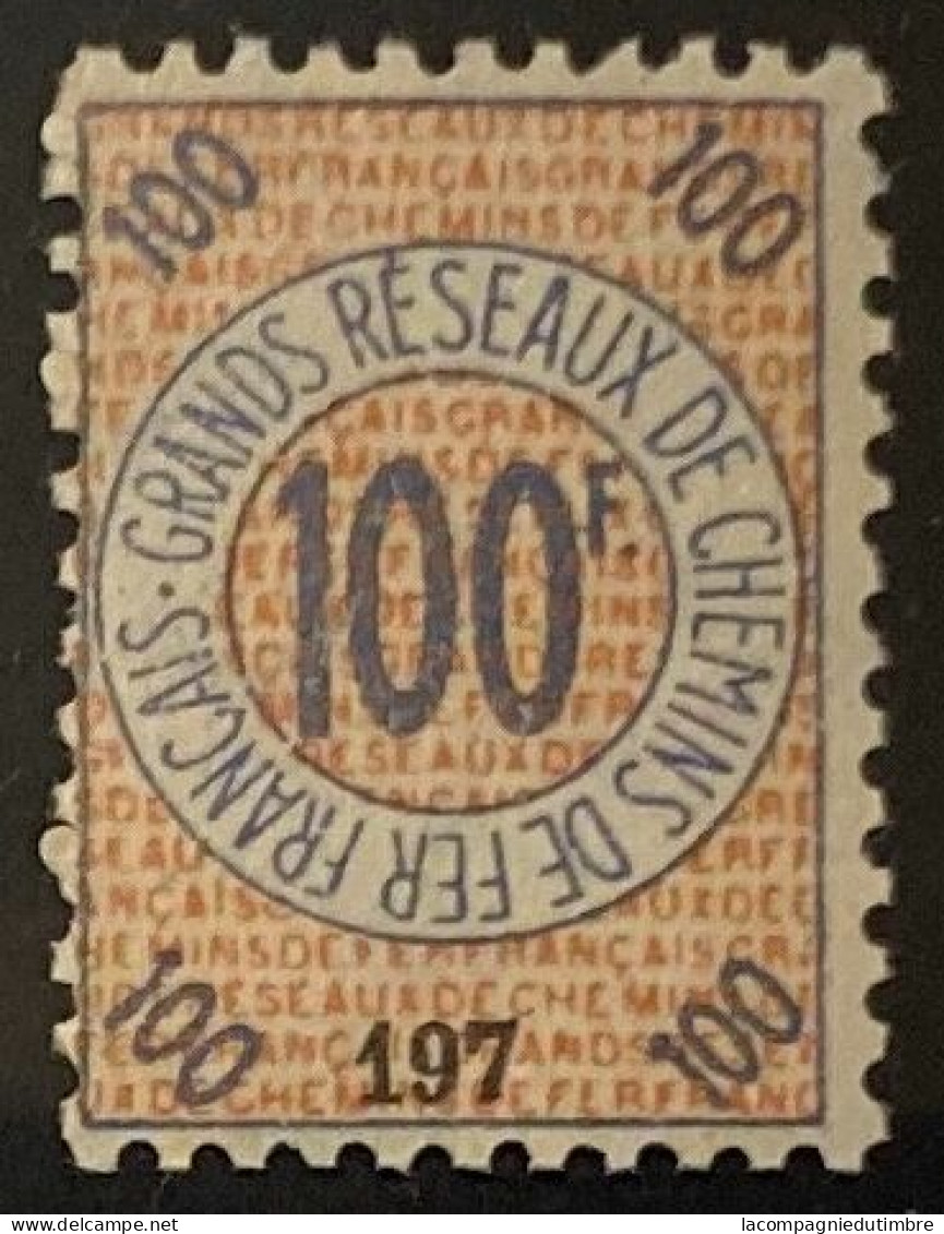 France Colis Postaux Grands Réseaux De Chemin De Fer YT N° 19 Neuf ** MNH. TB - Used