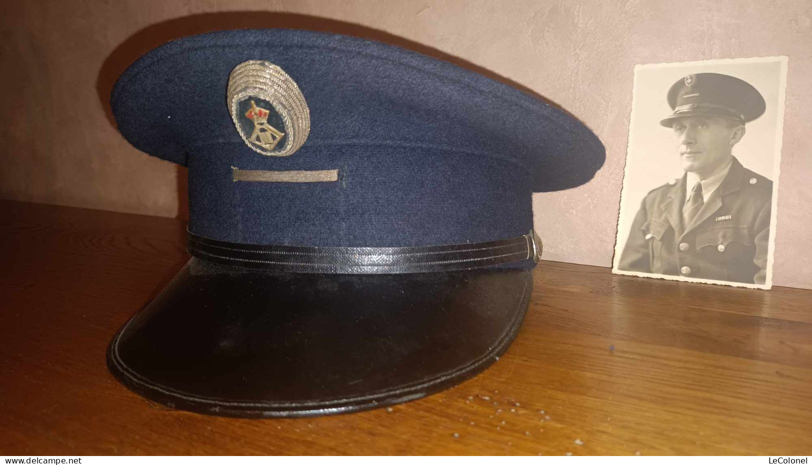 Casquette Service Pénitencier Belge 1934-40 - Polizia