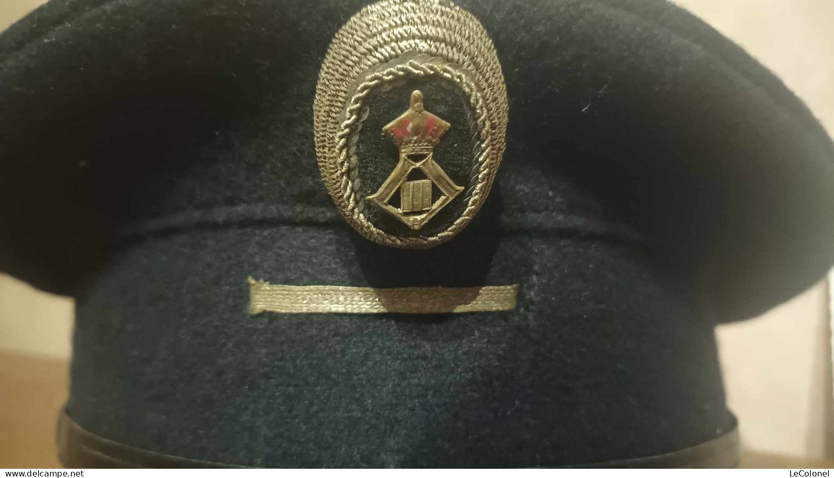 Casquette Service Pénitencier Belge 1934-40 - Politie & Rijkswacht