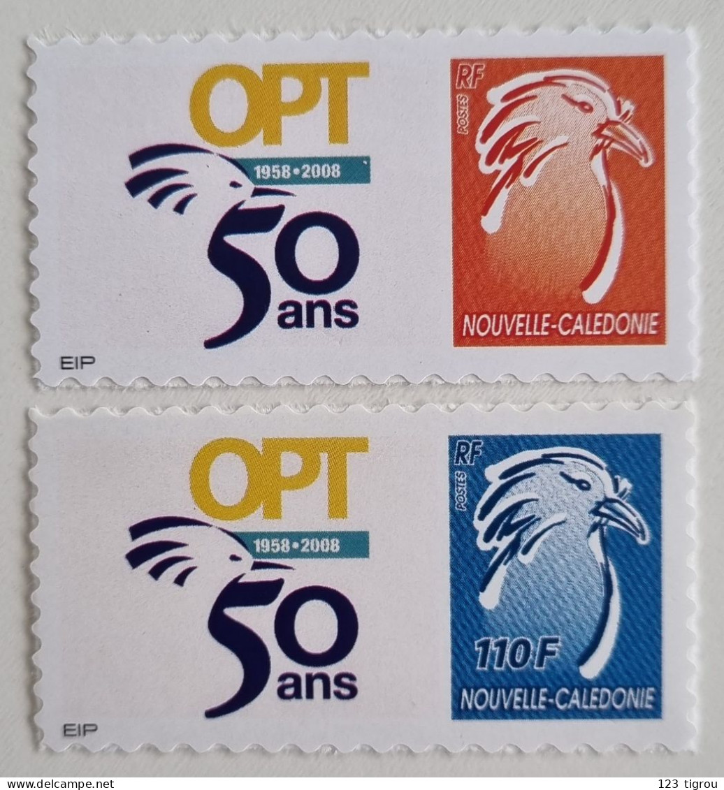 CAGOU PERSONNALISE LOGO 50 ANS OPT 2008 COTE 60 EUROS TB - Unused Stamps