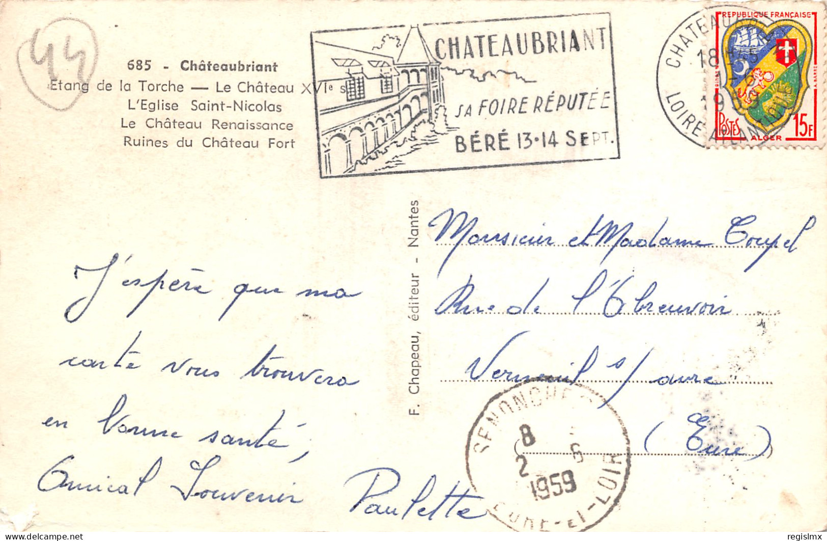 44-CHATEAUBRIANT-N°T1160-D/0305 - Châteaubriant