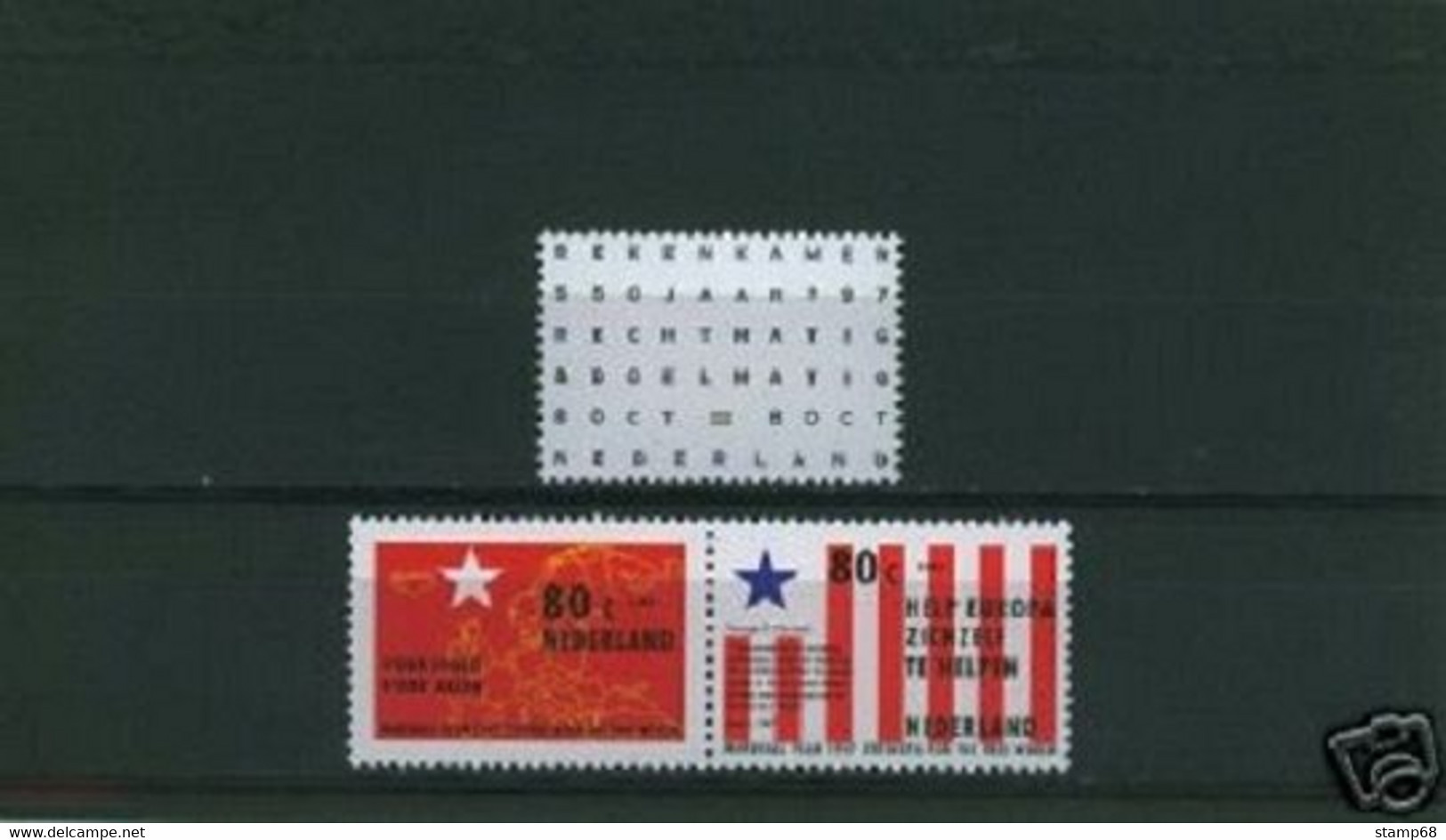Nederland NVPH 1723-26 Gecombineerde Uitgifte O.a. Marshallplan En Rekenkamer 1997 MNH Postfris - Unused Stamps