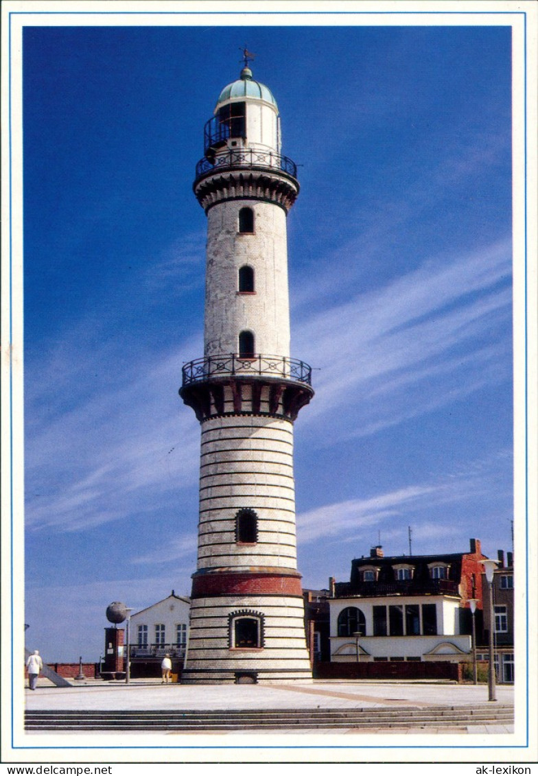 Warnemünde-Rostock Leuchtturm WARNEMÜNDE Ligthouse Building Ostsee Rostock 1998  - Rostock