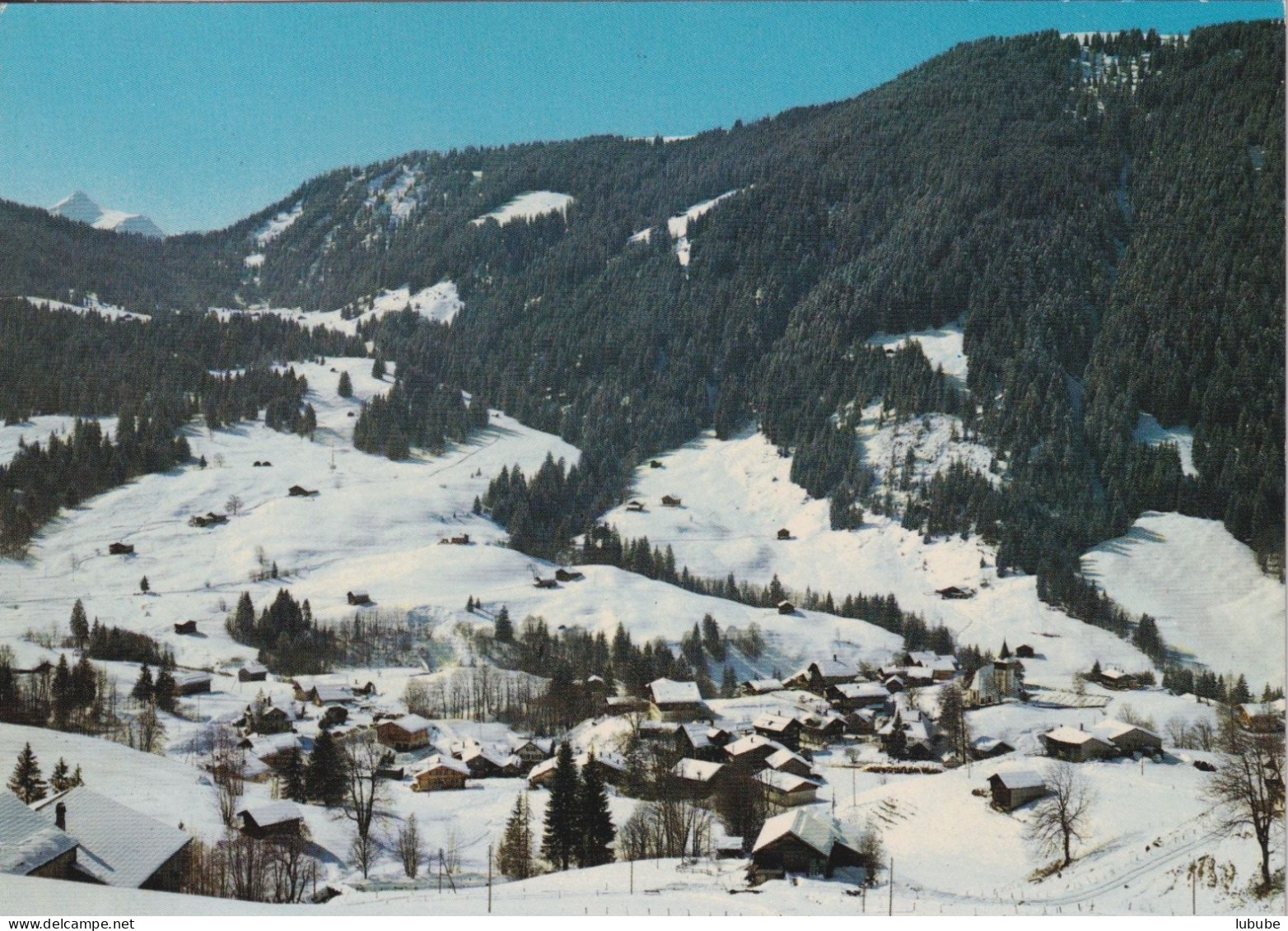 Lauenen - Dorf Im Winter       Ca. 1970 - Lauenen