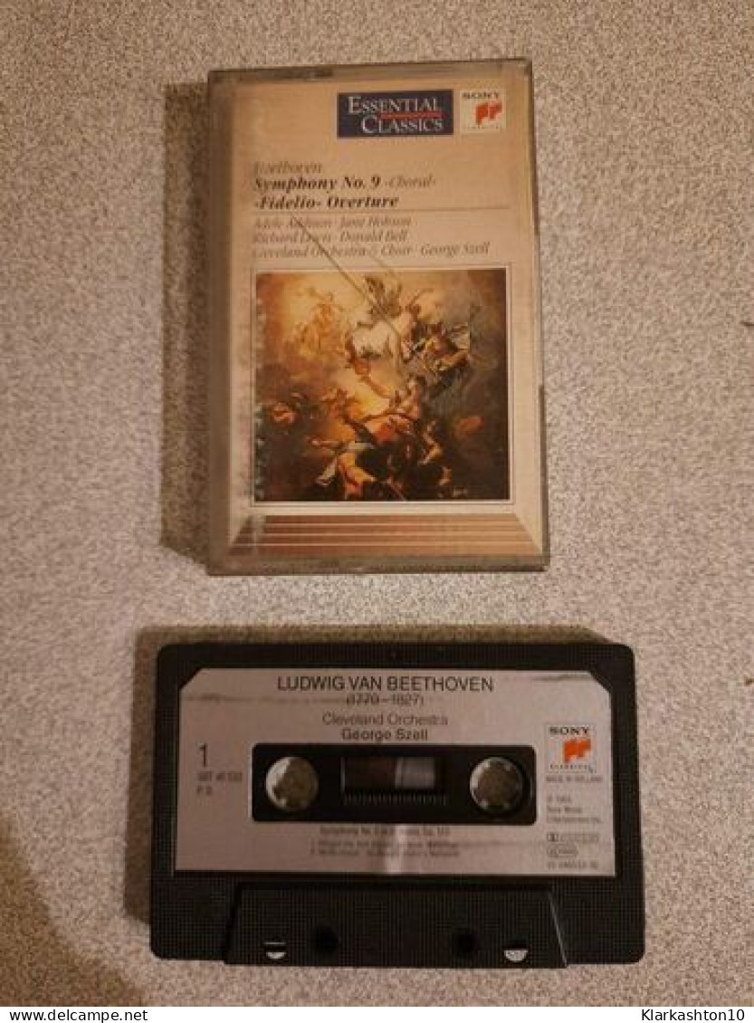 K7 Audio : Beethoven Symphony N° 9 - Choral Fidelio Overture - The Cleveland Orchestra & Choir - Cassettes Audio