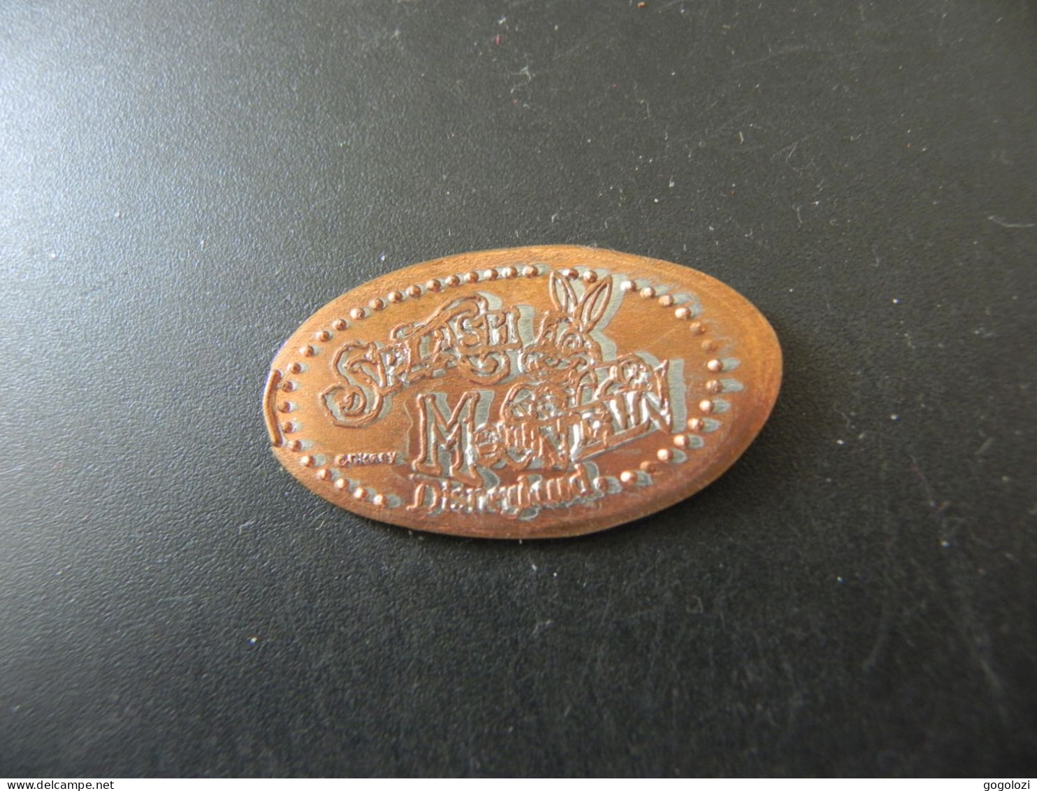 Jeton Token - Elongated Cent - USA - Splash Mountain Disneyland - Souvenir-Medaille (elongated Coins)