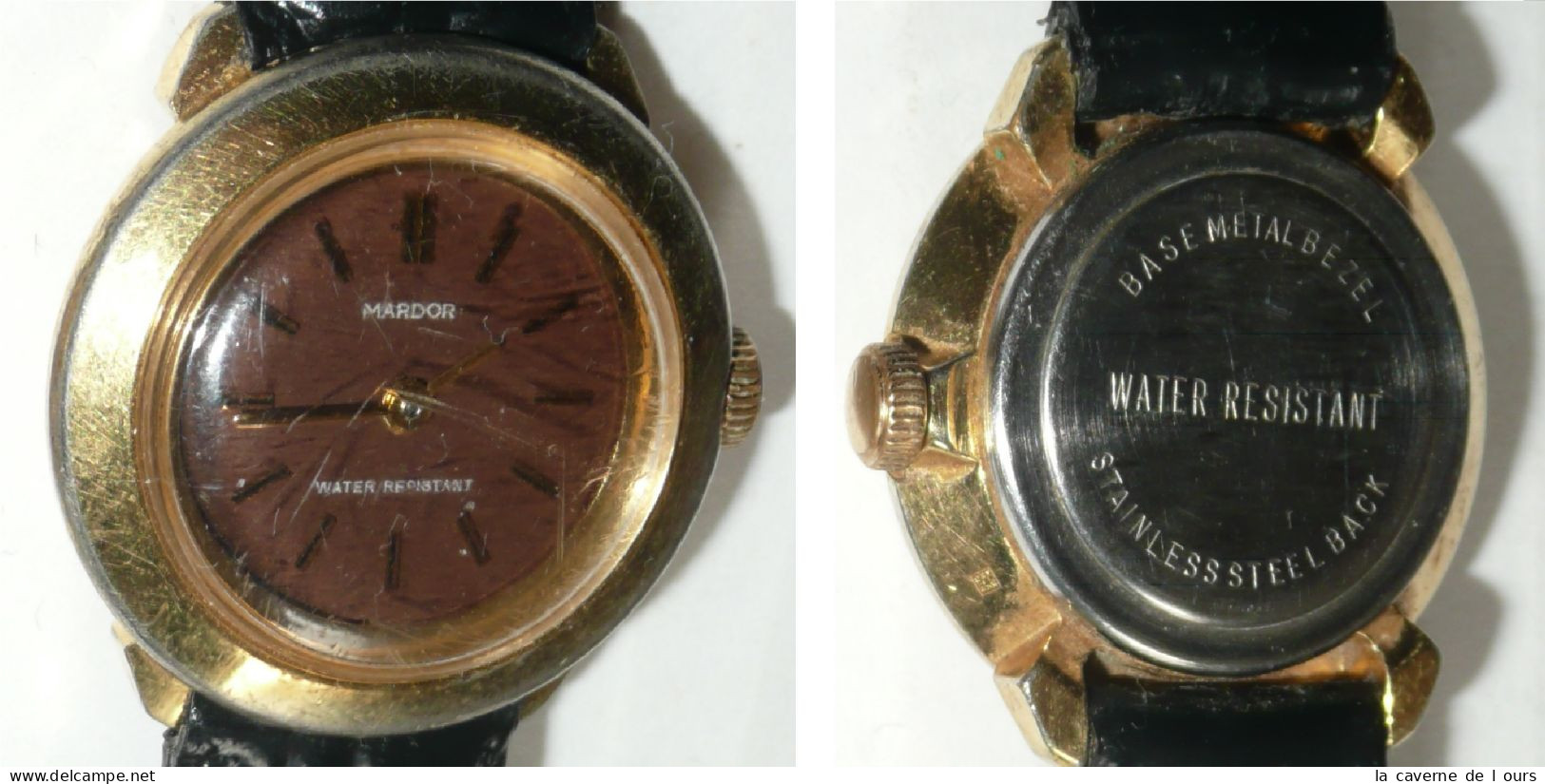 Rare Ancienne Montre Mécanique, MARDOR Water Resistant - Relojes Ancianos