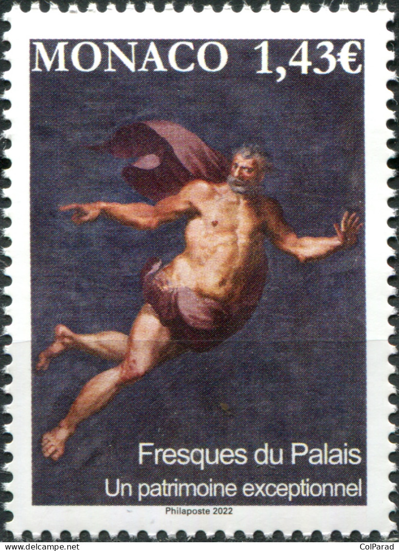 MONACO - 2022 - STAMP MNH ** - Frescoes Of The Princely Palace - Neufs