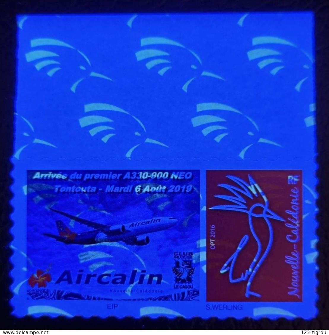 CAGOU PERSONNALISE LOGO AIRCALIN 2019 OPT 2016 TB - Unused Stamps
