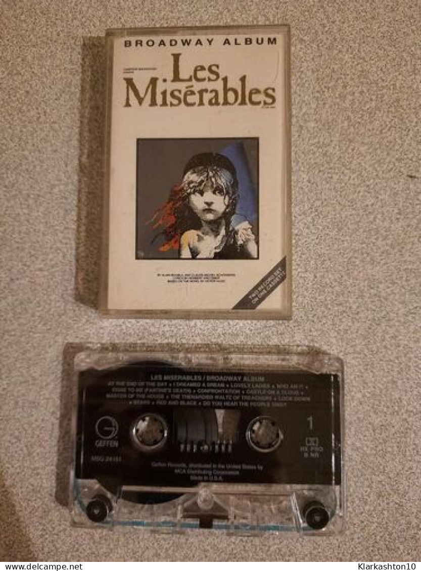 K7 Audio : Broadway Album - Les Misérables - Cassette