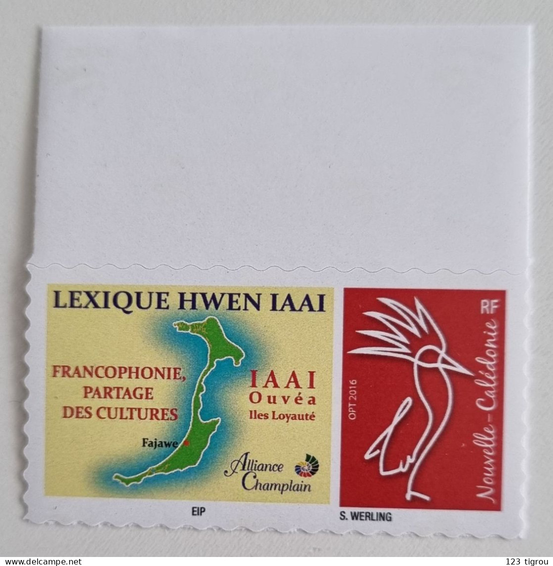 CAGOU PERSONNALISE LOGO FRANCOPHONIE  OPT 2016 TB - Unused Stamps