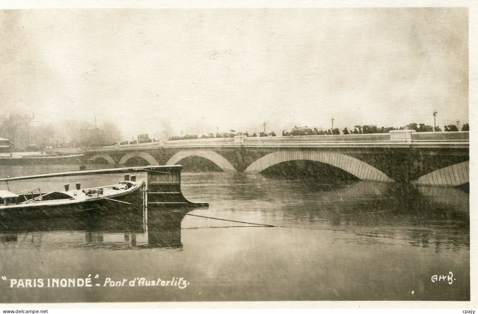 0354 - Crue De La Seine Innondation De 1910 Pont D'Austerlitz - Distretto: 13