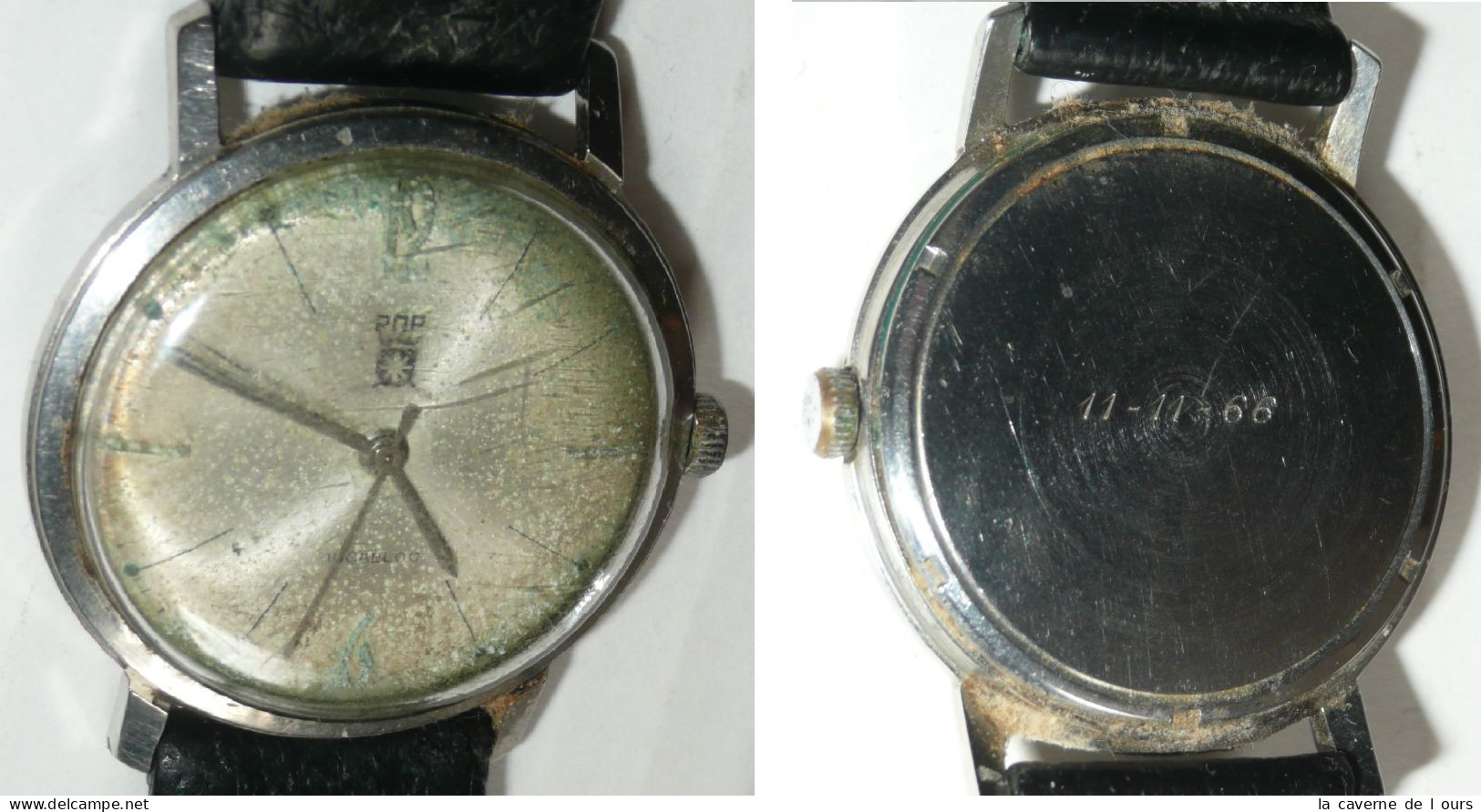 Rare Ancienne (1966) Montre Bracelet Mécanique, POP Incabloc - Watches: Old