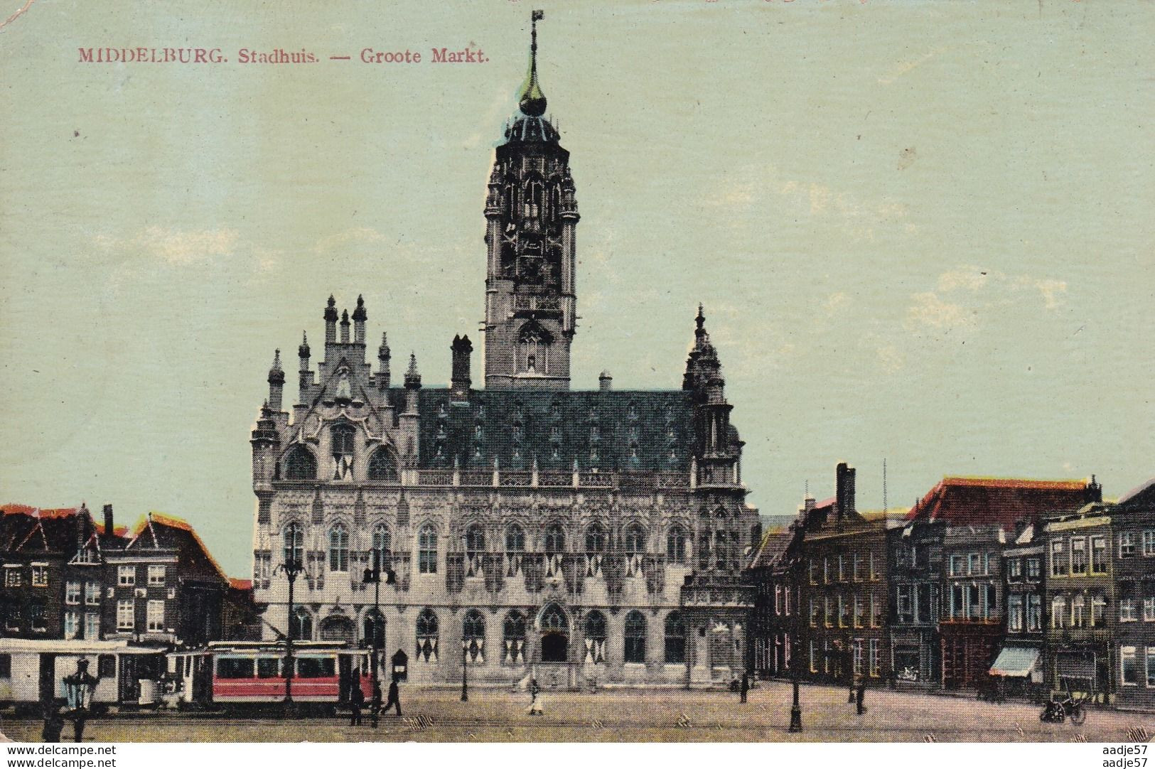 Middelburg Groote Markt Tram - Middelburg