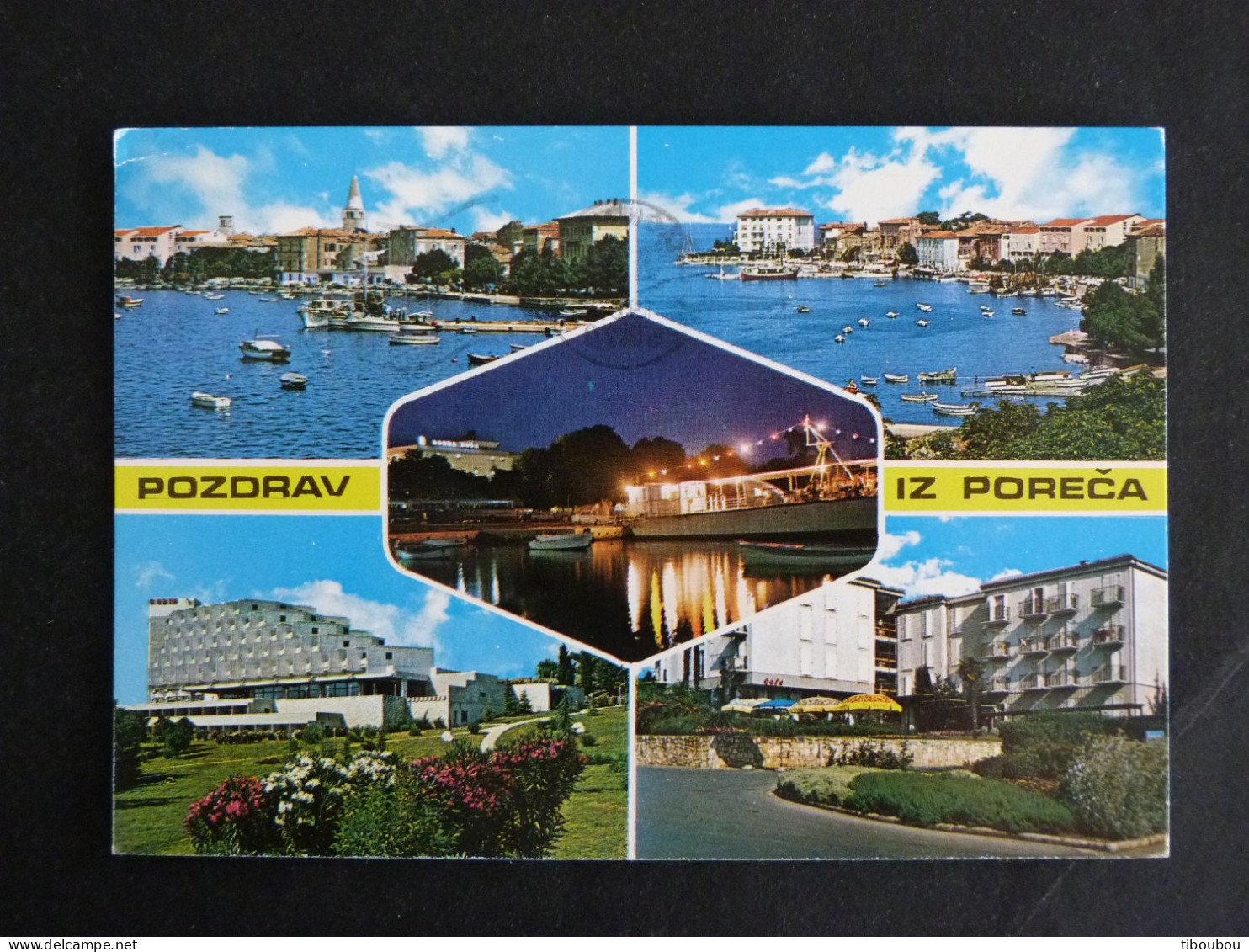 YOUGOSLAVIE YUGOSLAVIA JUGOSLAVIJA AVEC YT 1765 A OU B TRAVNIK - POREC POZDRAV IZ PORECA - Storia Postale