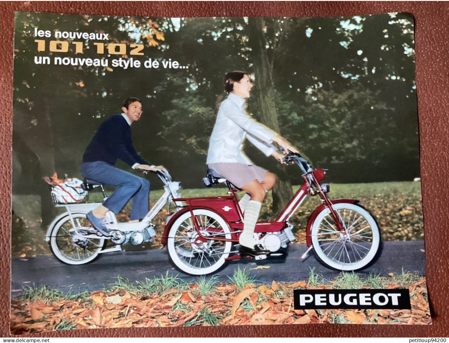 (26) DOCUMENT Commercial  PEUGEOT  Les Nouveaux 101-102 - Transporte