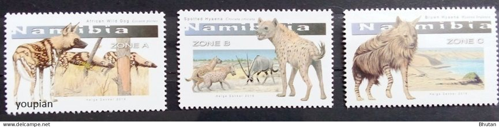 Namibia 2016, Hyena, MNH Stamps Set - Namibia (1990- ...)