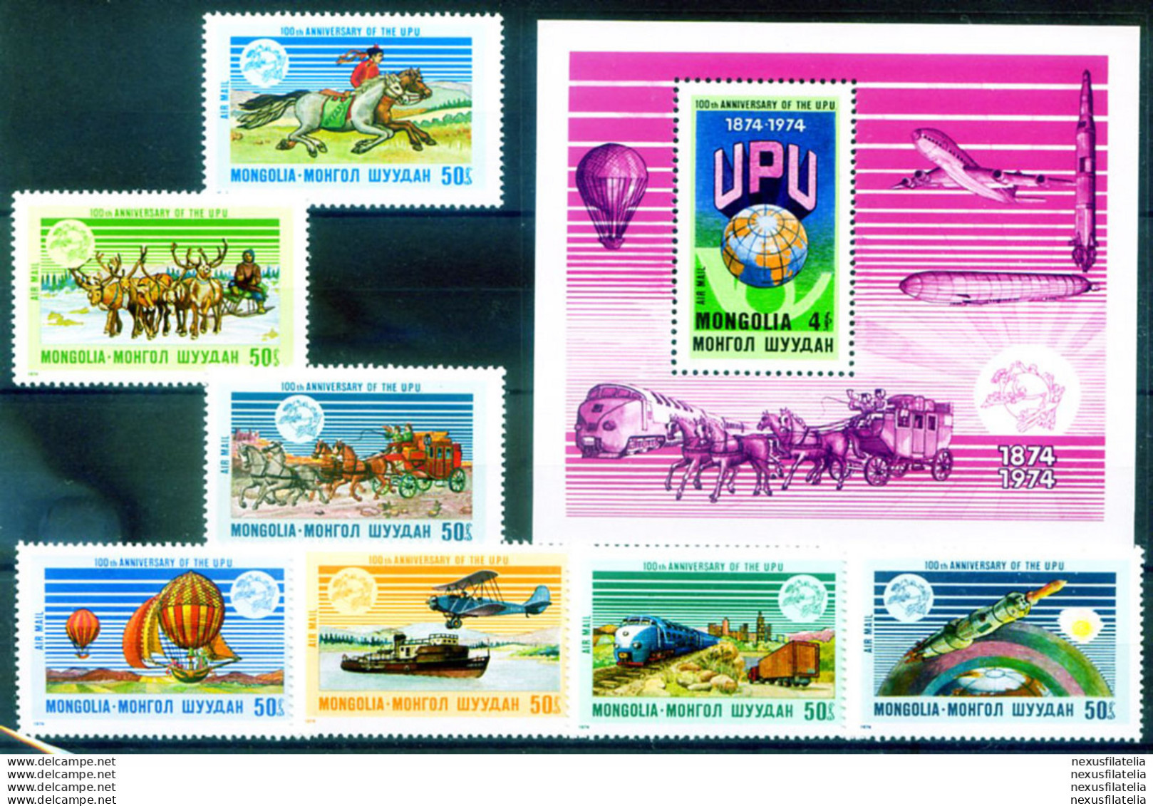 UPU 1974. - Mongolie