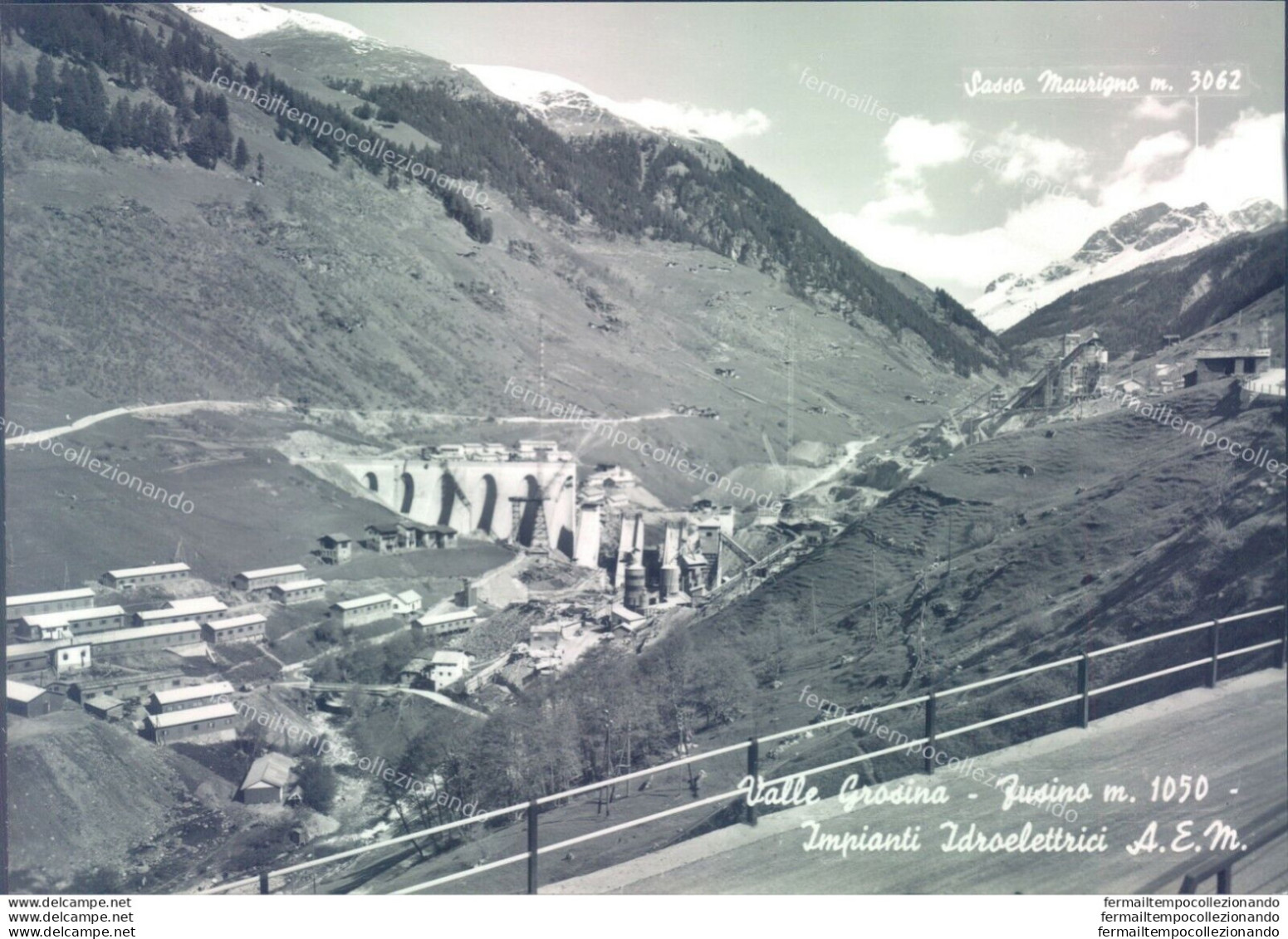 D305 - Cartolina  Provincia Di Sondrio - Valle Grosina - Fusino - Sondrio