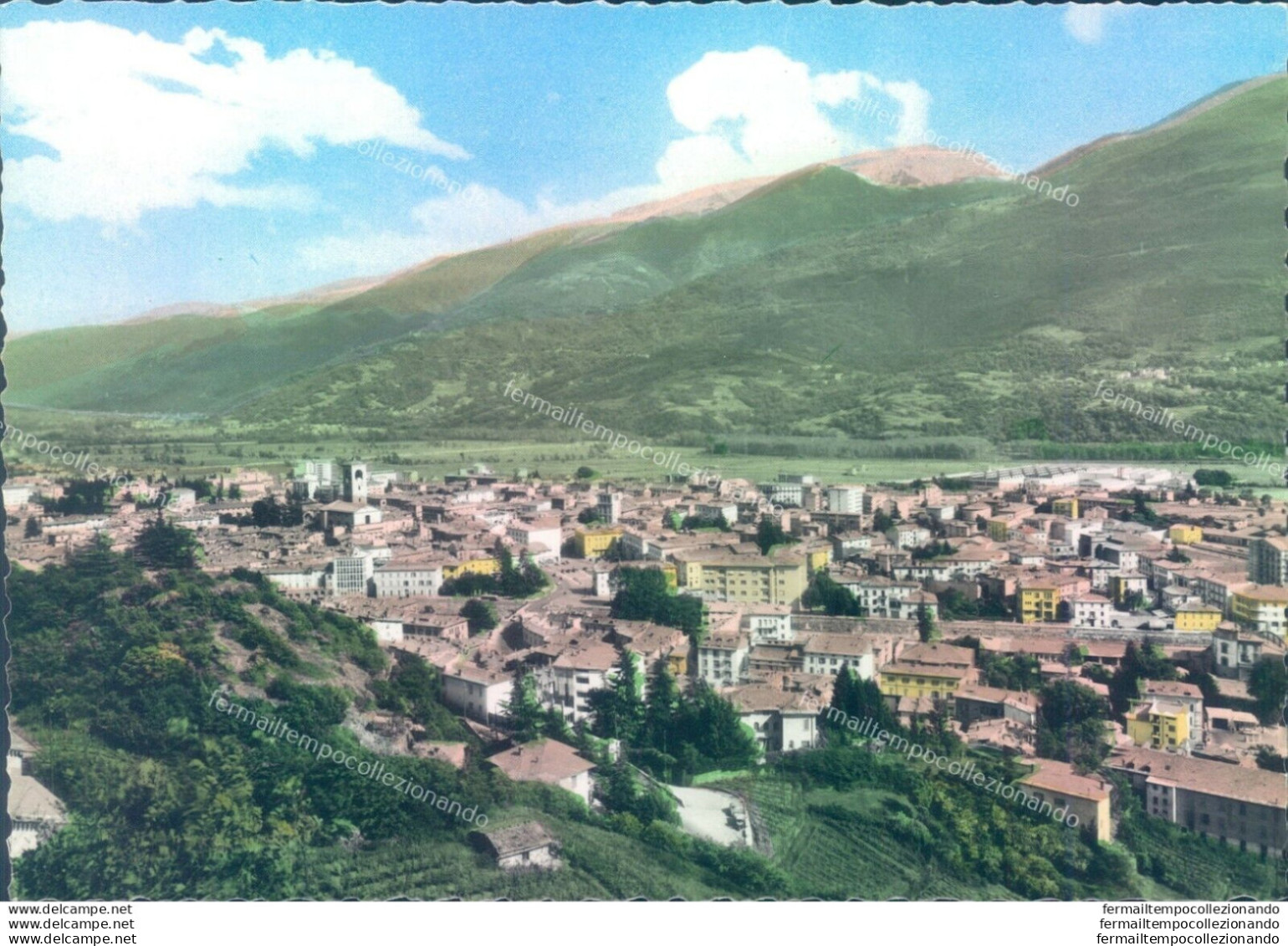 D122 - Cartolina Sondrio Citta'  - Panorama - Sondrio