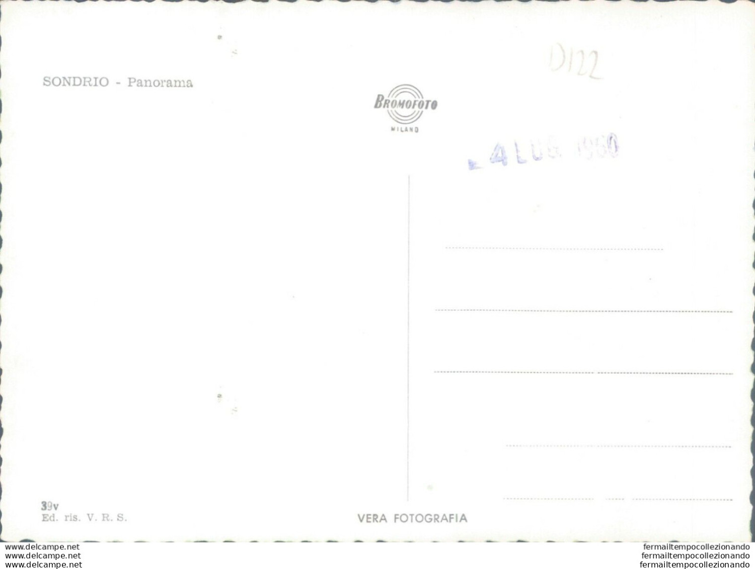 D122 - Cartolina Sondrio Citta'  - Panorama - Sondrio