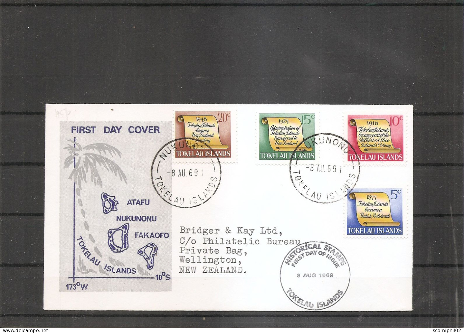 Tokelau ( FDC De 1969 à Voir) - Tokelau