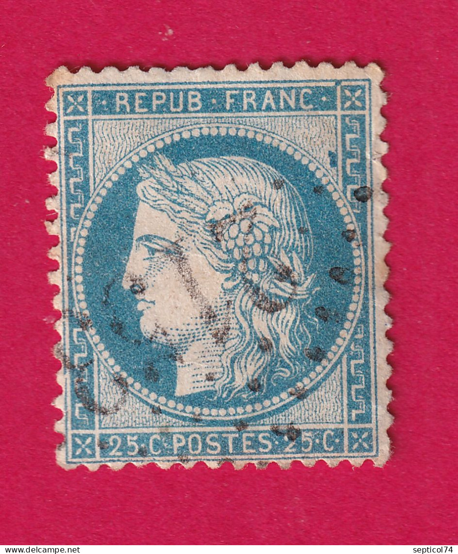 N°60 GC 2153 MADIRAN HAUTES PYRENEES COTE 100€ SUR BLEU BRIEFMARKEN STAMP FRANCE - 1871-1875 Cérès