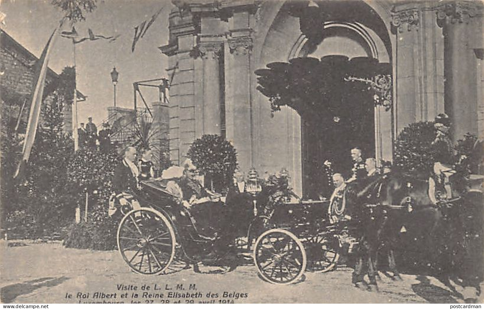 LUXEMBOURG - VILLE - Visite Du Roi Albert Des Belges Les 27, 28 & 29 Avril 1914  - Luxemburg - Stad