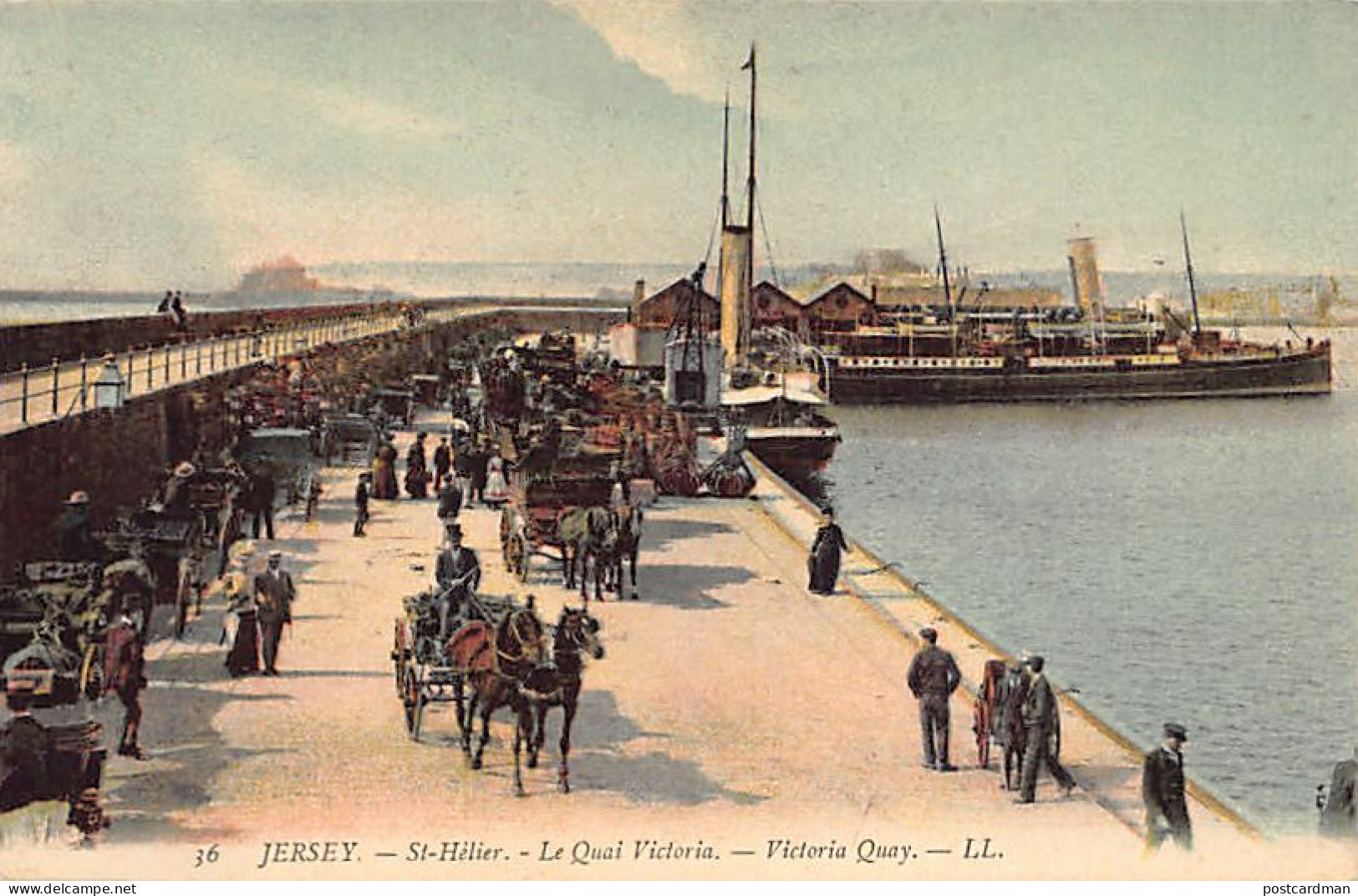 Jersey - ST-HELIER - Victoria Quay - Publ. LL Levy 36 - Other & Unclassified