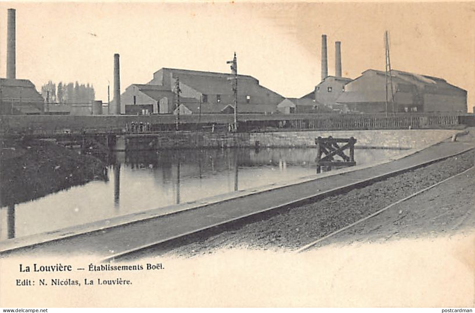 LA LOUVIÈRE (Hainaut) Établissements Boël - La Louviere