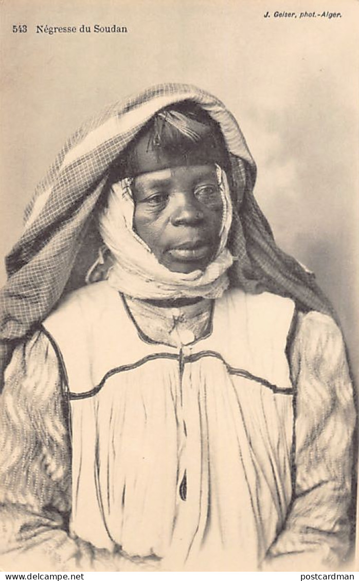 Algérie - Négresse Du Soudan (Mali) - Ed. J. Geiser 543 - Femmes